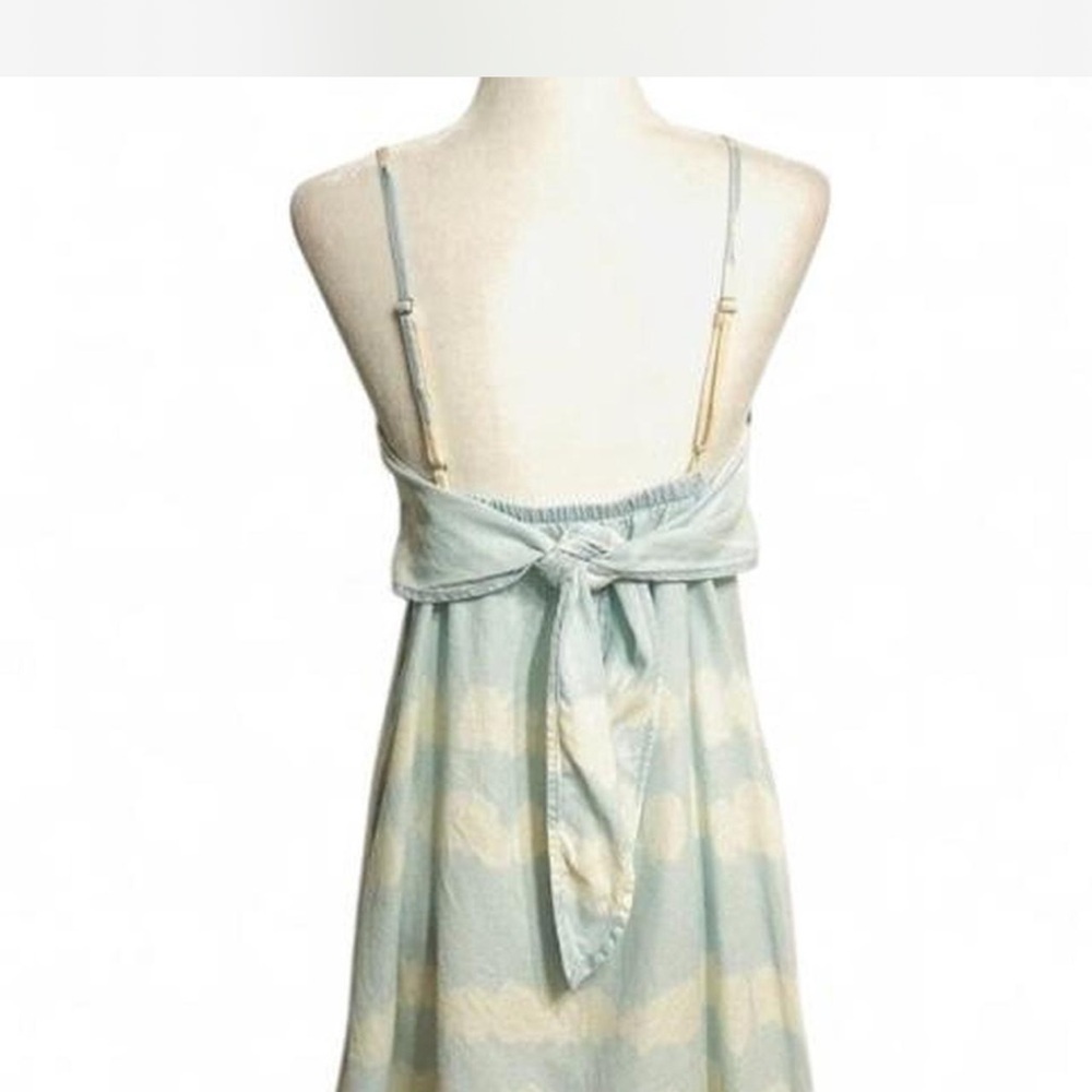 Cloth & Stone | Anthropologie Tie-Dye Swing Mini Dress In Blue Motif Size M - Picture 2 of 8